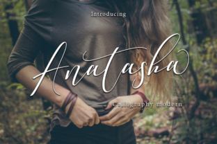 Anatasha Font: A Modern Calligraphy Typeface for Branding
