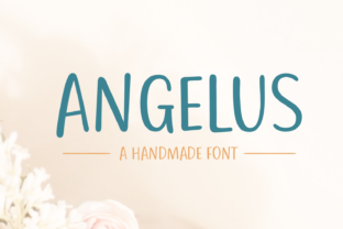 Angelus: A Playful and Smooth Hand-Painted Font