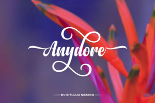 Anydore: A Handwritten Script for Elegant Publishing