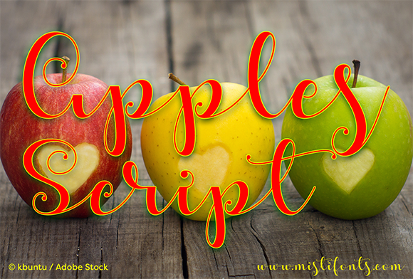 Apples Script Font for Modern Web Design