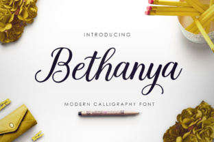 Bethanya Font: A Modern Calligraphic Typeface for Editorial Design