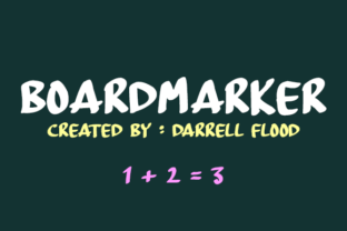 Board Marker Font Review: A Handbrushed Typeface for Playful Branding