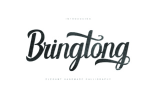 Bringtong Font: A Modern Brush Script for Makers