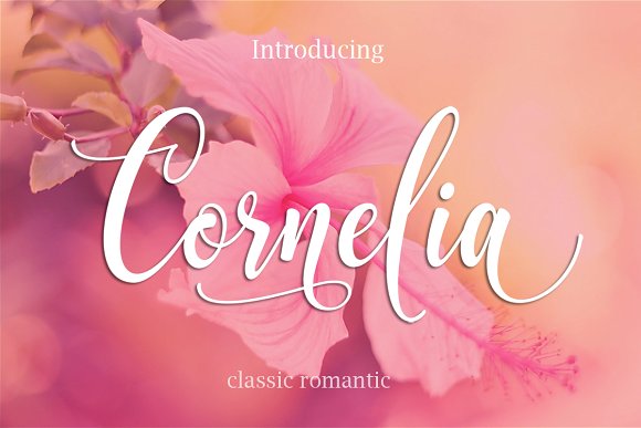 Cornelia: A Handcrafted Script Font for Modern Web Design