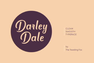 Darley Dale Font: A Smooth Script for Editorial Design
