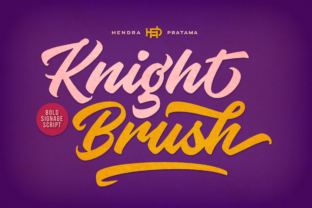 Knight Brush Font: Bold Typography for Web Design