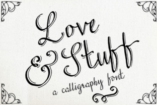 Love Stuff Pack: An Elegant Script Font for Editorial Design