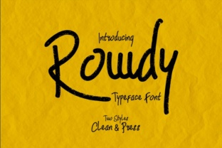 Rowdy: A Bold and Playful Font for Dynamic Campaigns