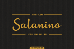 Salanino Font: Playful Handwritten Type for Makers