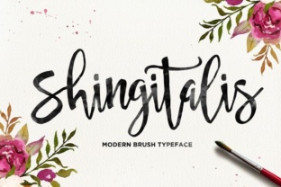 Shingitalis Font: Handwritten Charm for Makers