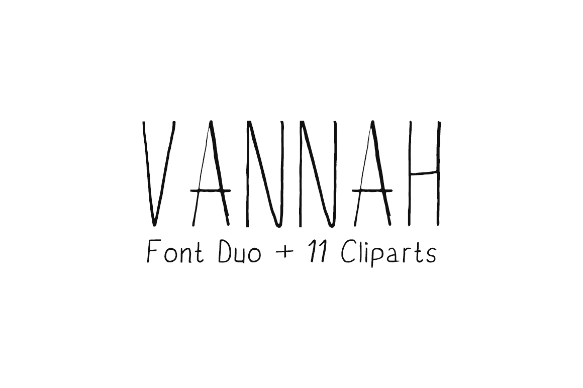 Vannah Font Duo: Handmade Script for Editorial Design